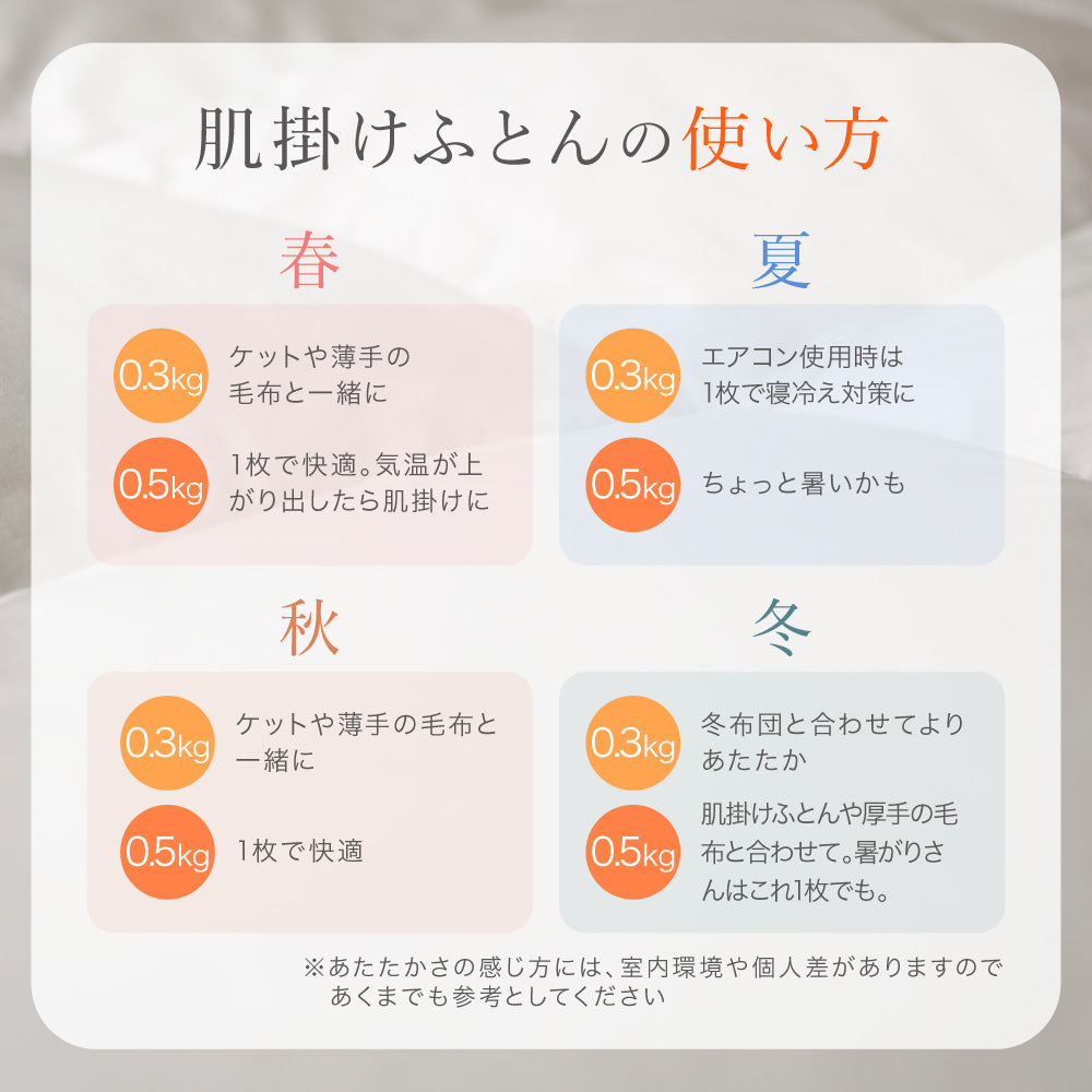 羽毛肌掛けふとん/マザーグースダウン93%