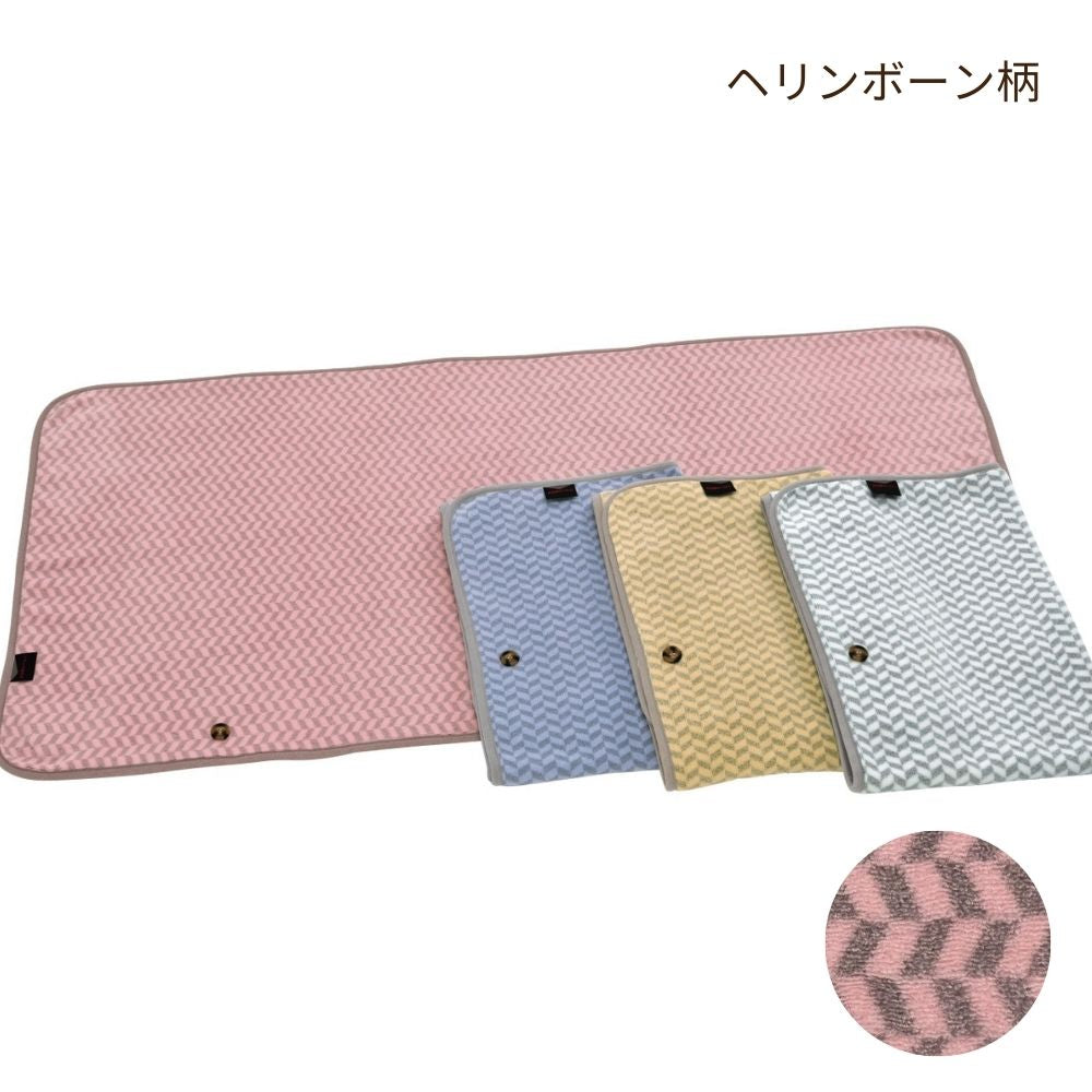 岩盤浴ロングひざ掛け/ブラックシリカ練り込み/スタンダードタイプ