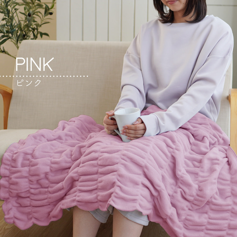 ヒートコットンケット/発熱コットン/ひざ掛け