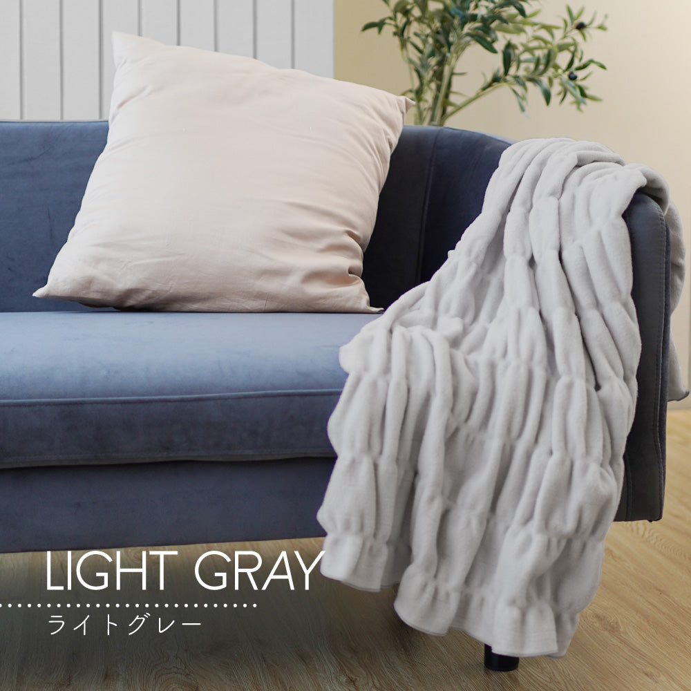 ヒートコットンケット/発熱コットン/ひざ掛け