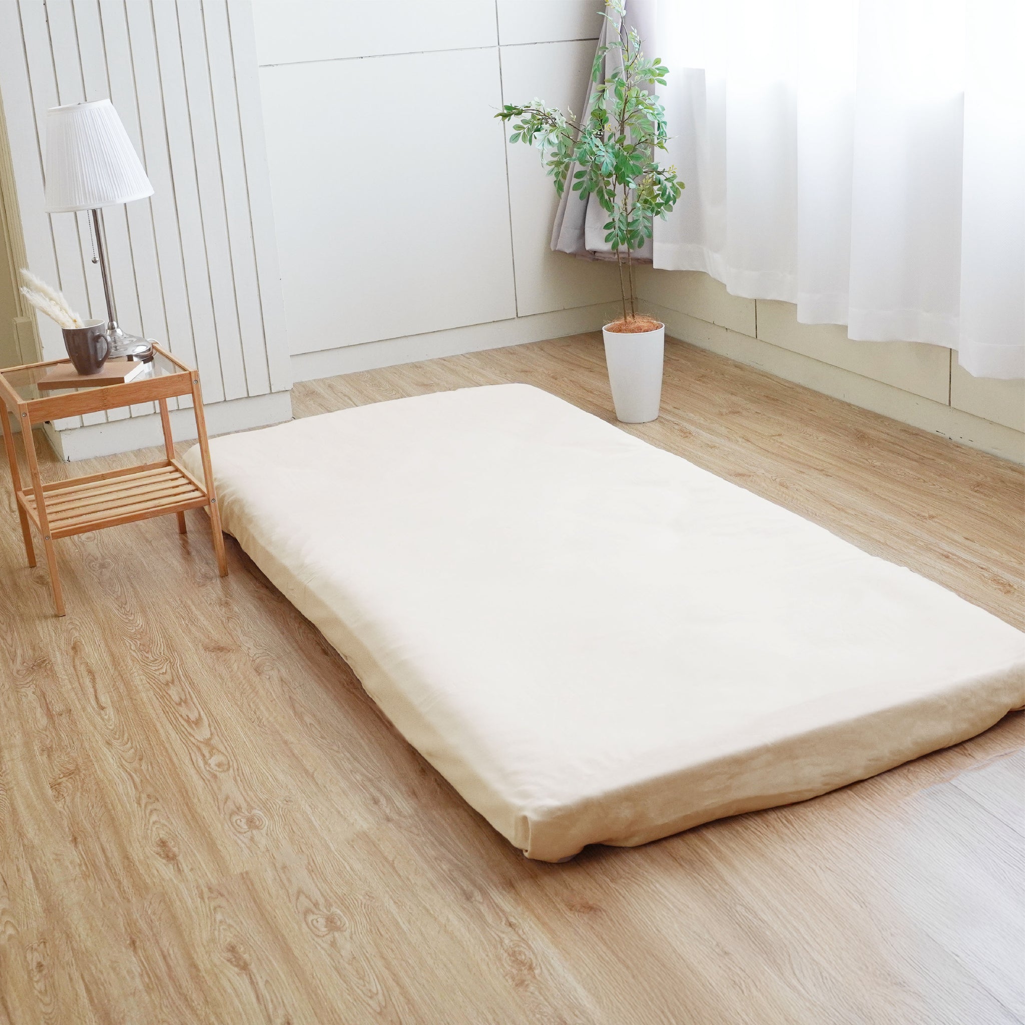 ourstyle フラットシーツ 敷きふとんカバー 綿100% 無地 日本製 Jquality 洗える シングル セミダブル ダブル ホワイト