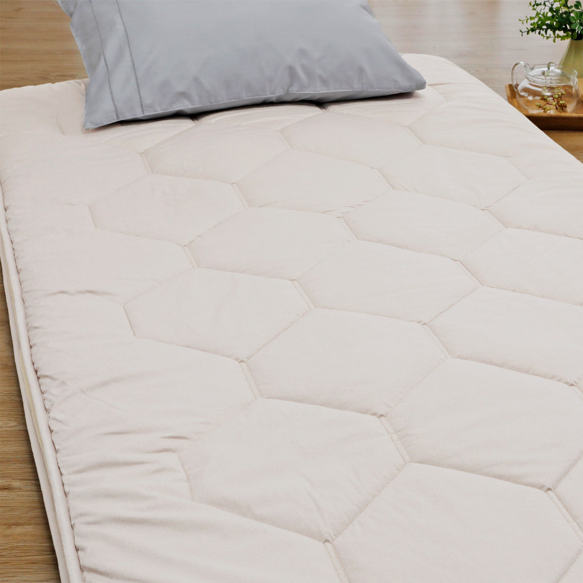 ロマンス　羊毛ふとん　シングル ロマンス小杉 合繊/羊毛敷きふとん 敷き布団 軽量タイプ ウレタン