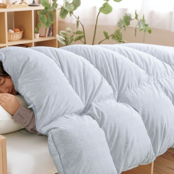 軽くて、洗える】羽毛布団 シングル ダブル セミダブル クイーン