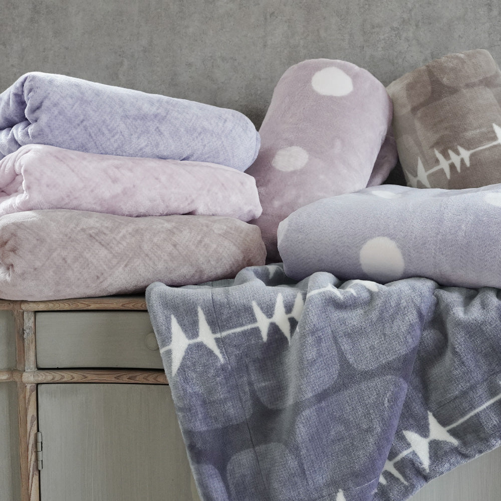 【端までふわふわ】2枚合わせ毛布 軽量 ヘムレス 洗える あったか寝具