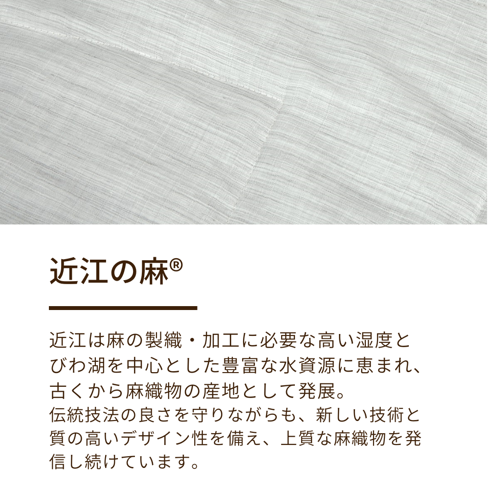 本麻肌掛けふとん/近江の麻®/リネン