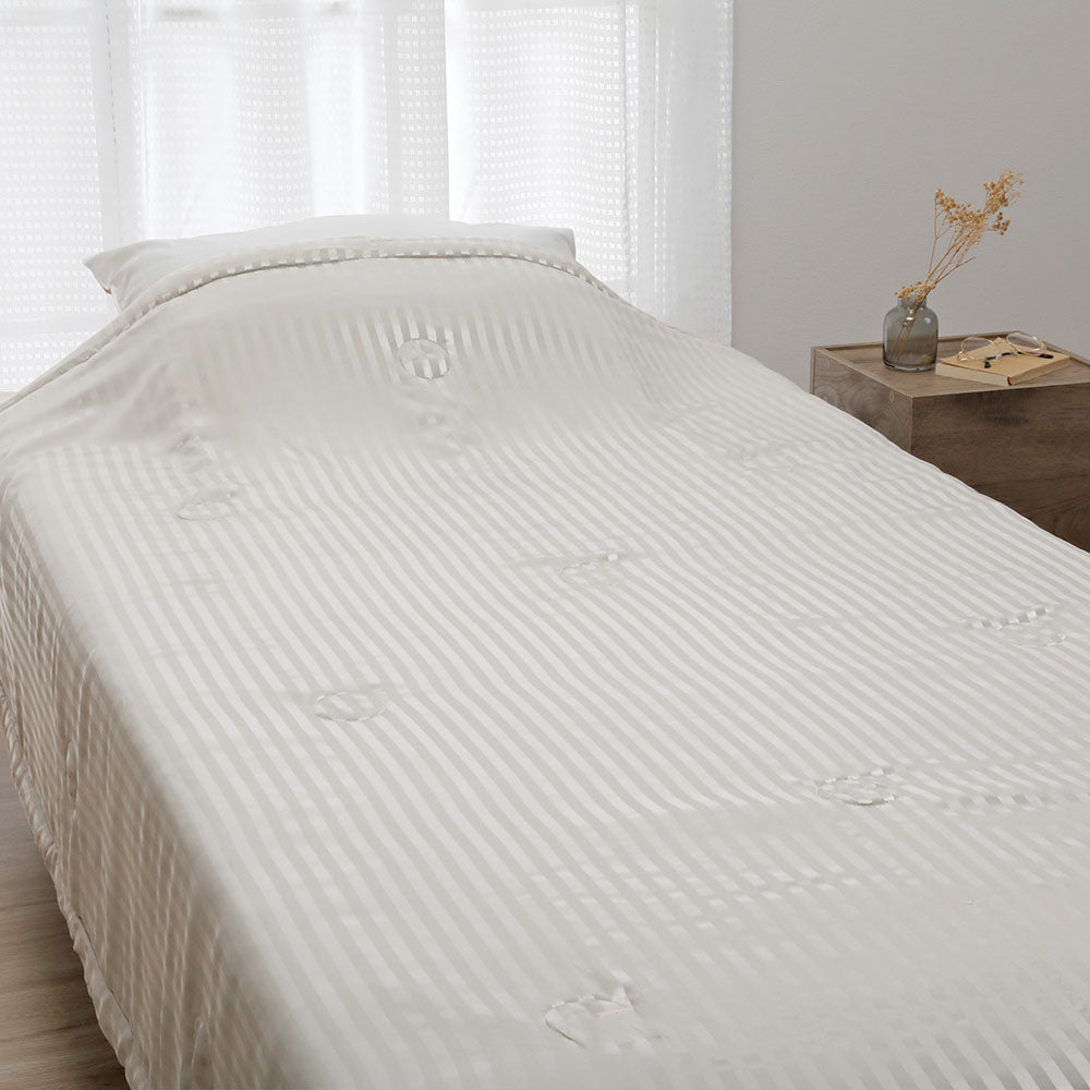 日本製 真綿肌掛けふとん シルク シングル ダブル 夏用掛け布団 グレー ロマンス小杉 | ねむりのアトリエOnlineSHOP