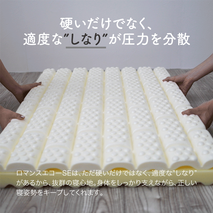 ロマンスエコーSE/3つ折りマットレス/ベッドタイプ/日本カイロプラクターズ協会推奨商品