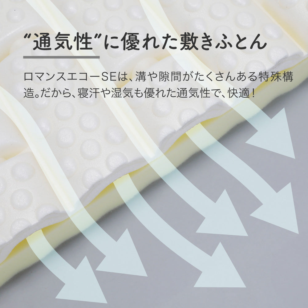 ロマンスエコーSE/3つ折りマットレス/ベッドタイプ/日本カイロプラクターズ協会推奨商品