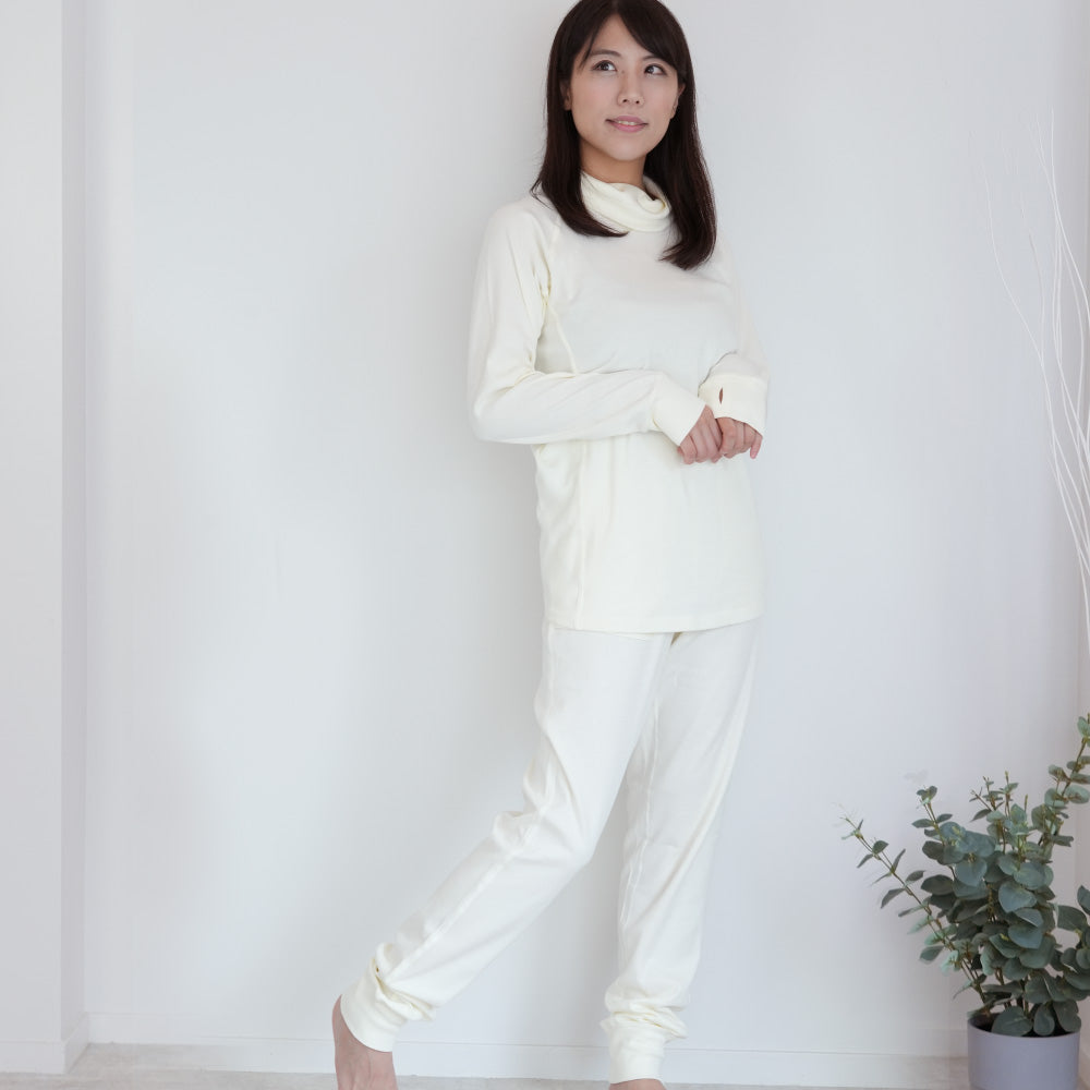 HANRO☆コットンパジャマセット【関税送料込】 ロマンス小杉 wellness pajamas レディースパジャマ シャツ