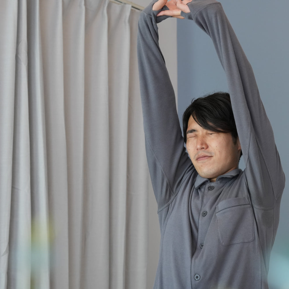 メンズパジャマ/シャツタイプ