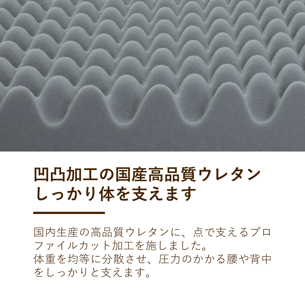 体圧分散敷きふとん/3つ折りマットレスタイプ