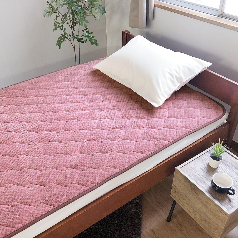 ロマンス岩盤浴　敷きパッド　セミダブル 岩盤浴敷きパッド】ロマンス岩盤浴 あったか 敷きパッド