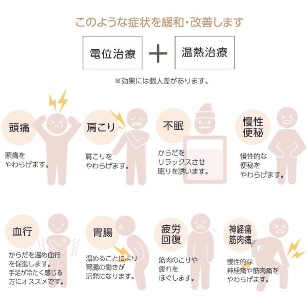 ヘルスナイト エス・アクト/電位・温熱組み合せ家庭用医療機器