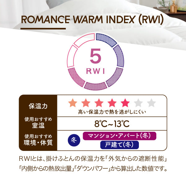 【5周年記念目玉】二層式羽毛掛けふとん/グースダウン93%(ダブルロングサイズのみ)