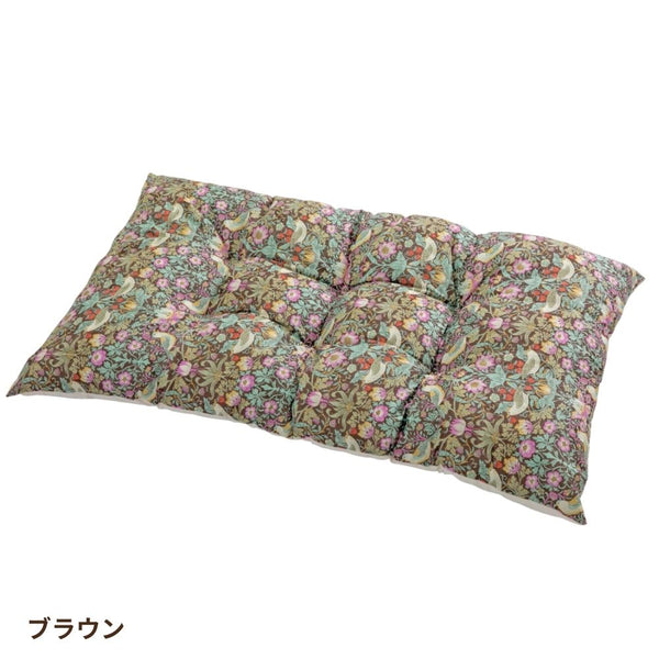 やわらかクッション】 V&A 長座布団 いちご泥棒柄 ウィリアム