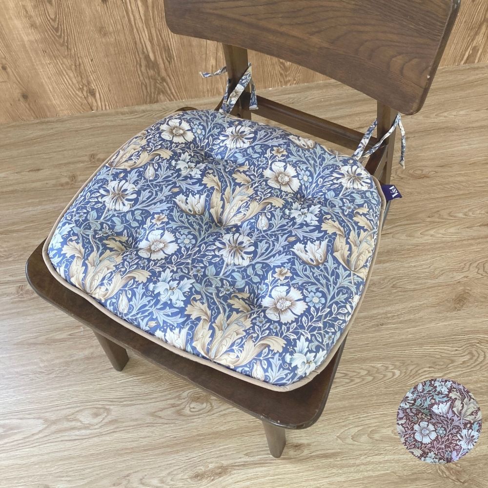 ロマンス小杉 V&A シートクッション コンプトン柄 ウィリアム・モリス