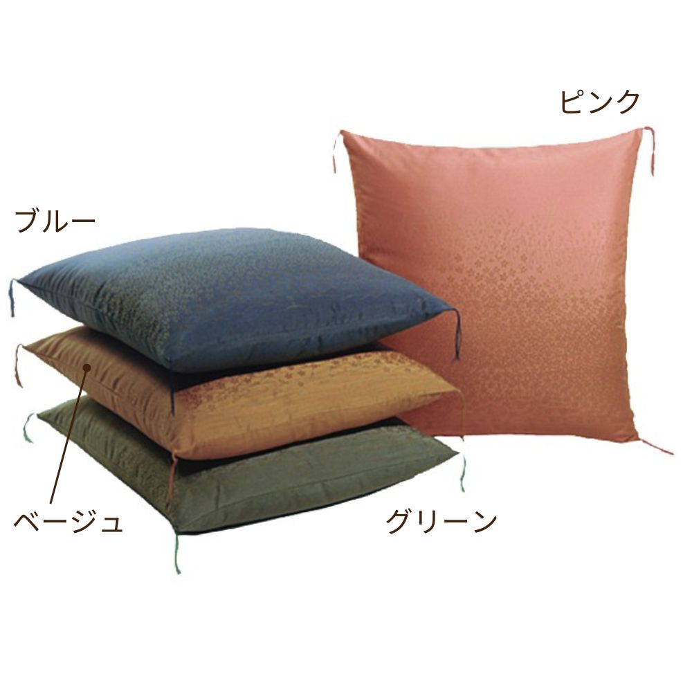 日本製 座布団カバー 穂の香吹 銘仙判55×59cm 八端判59×63cm 日本製 郡
