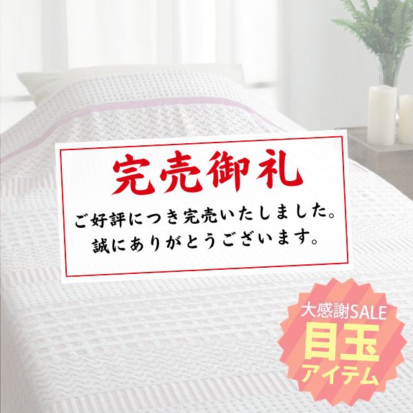 【春の大感謝祭 特別目玉】タオルケット/泉州タオル