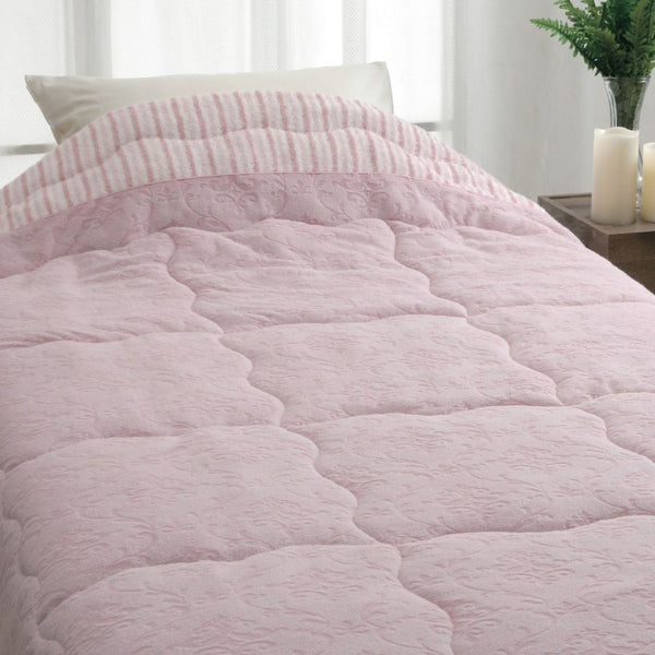 ロマンス　肌掛けふとん・綿１００%・しじら織風・シングルサイズ約１４０×１９０㎝ ロマンス 肌掛けふとん・綿100%・しじら織風・シングルサイズ約140×