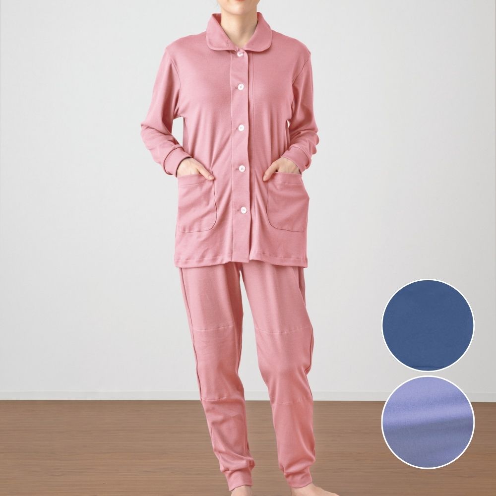 レディースパジャマ/ヒートコットン/発熱コットン