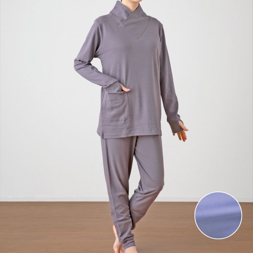 レディースパジャマ/ヒートコットン/発熱コットン