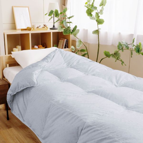 ダブルサイズ 羽毛布団 ダブル 掛け布団 洗える ダックダウン 寝具 ホワイト 洗えるダウンケット】羽毛肌掛け布団 シングル セミダブル ダブル