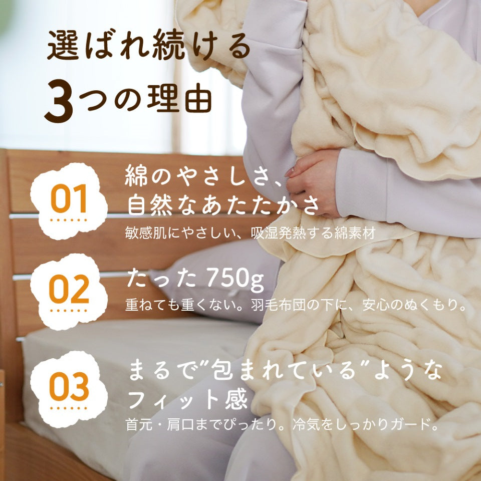 ヒートコットンケット/発熱コットン