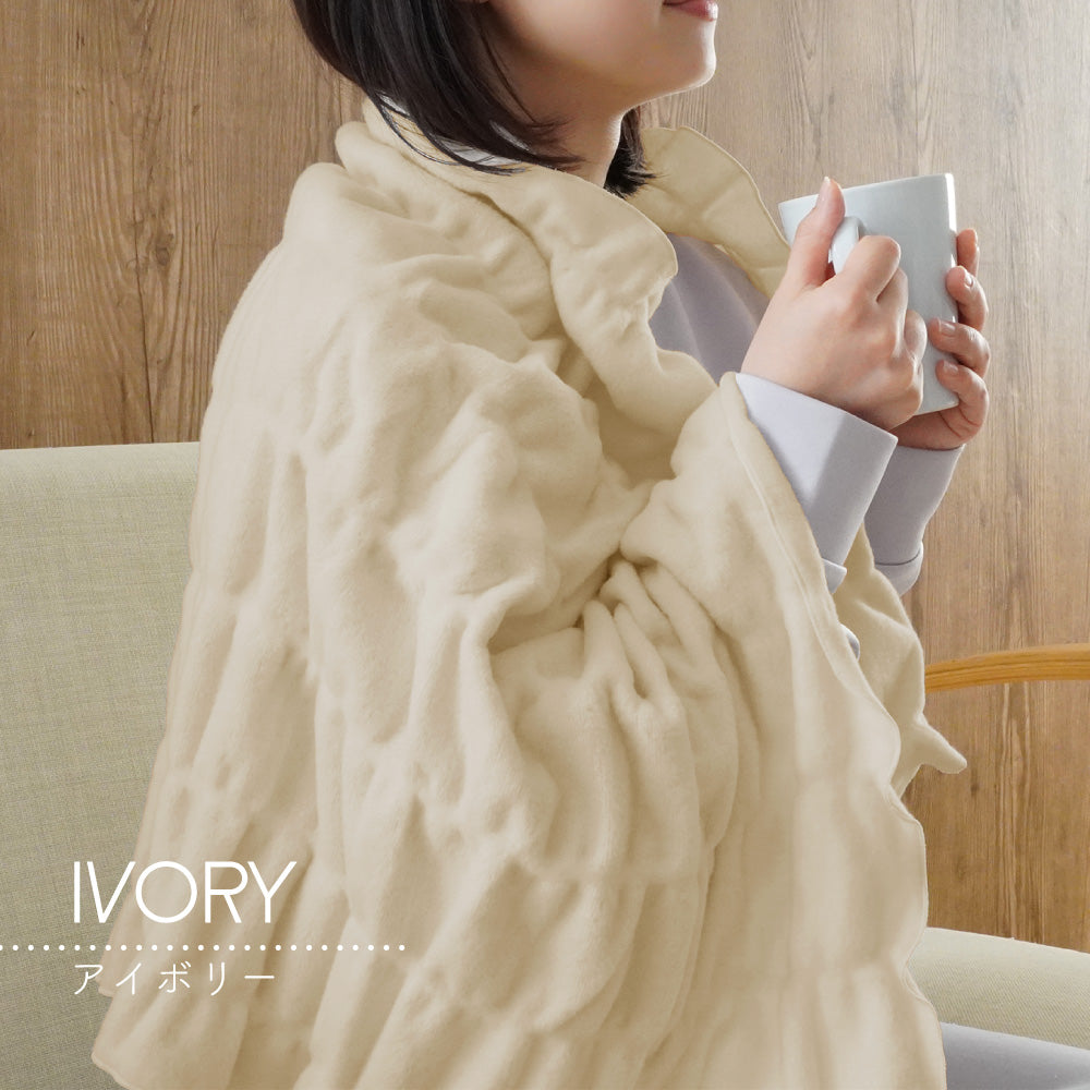 ヒートコットンケット/発熱コットン/ひざ掛け