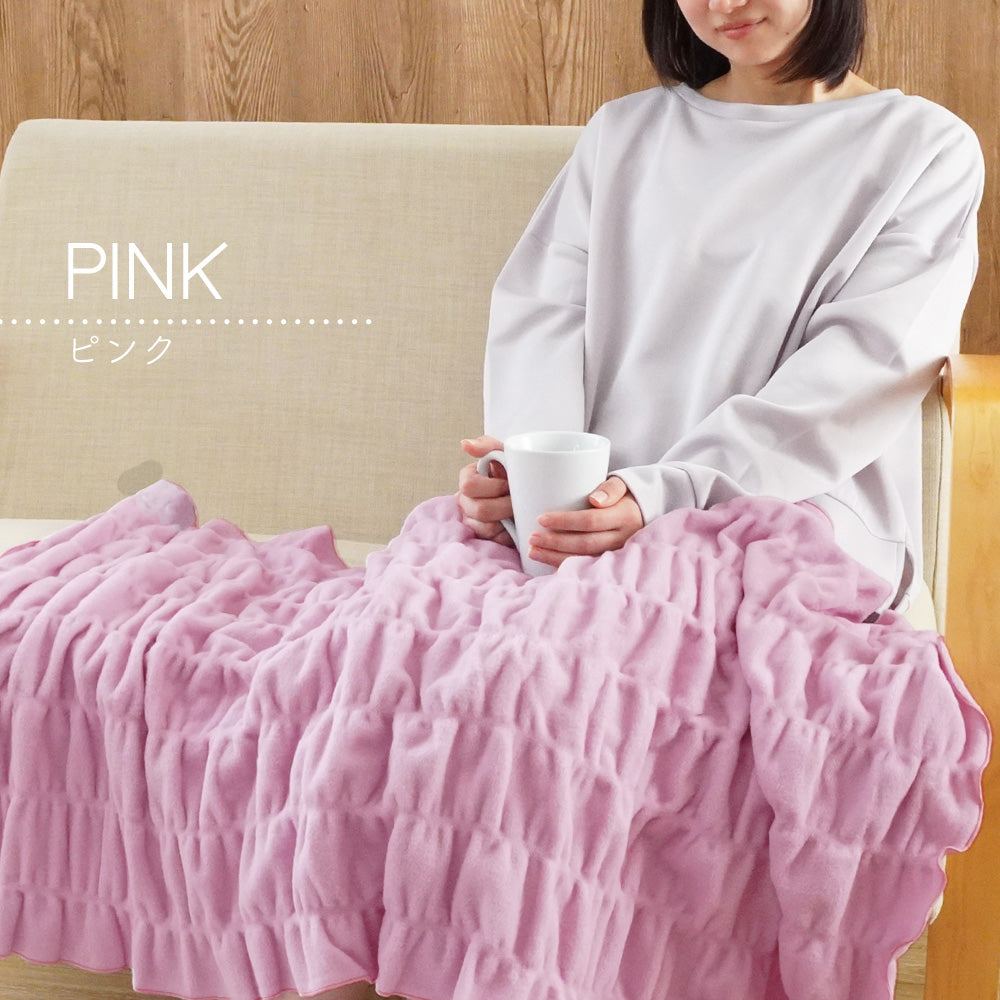 ヒートコットンケット/発熱コットン/ひざ掛け