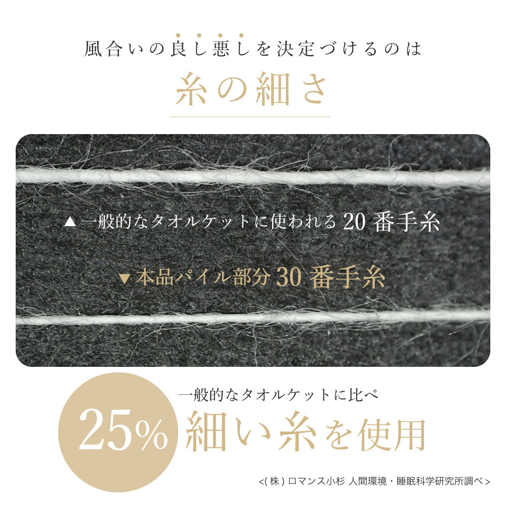 【お得な2枚セット】タオルケット・ハーフケット/今治タオルブランド