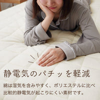 綿ベロア敷きパッド