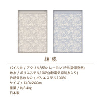 2枚合わせ毛布/tricoもうふ