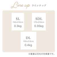 羽毛肌掛けふとん/ダックダウン93%