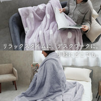 【端までふわふわ】2枚合わせ毛布 軽量 ヘムレス 洗える あったか寝具