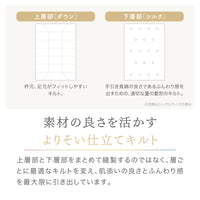 真綿入羽毛掛けふとん/ブラックシリカ練り込み/ダウン93％/クロスオーバータイプ