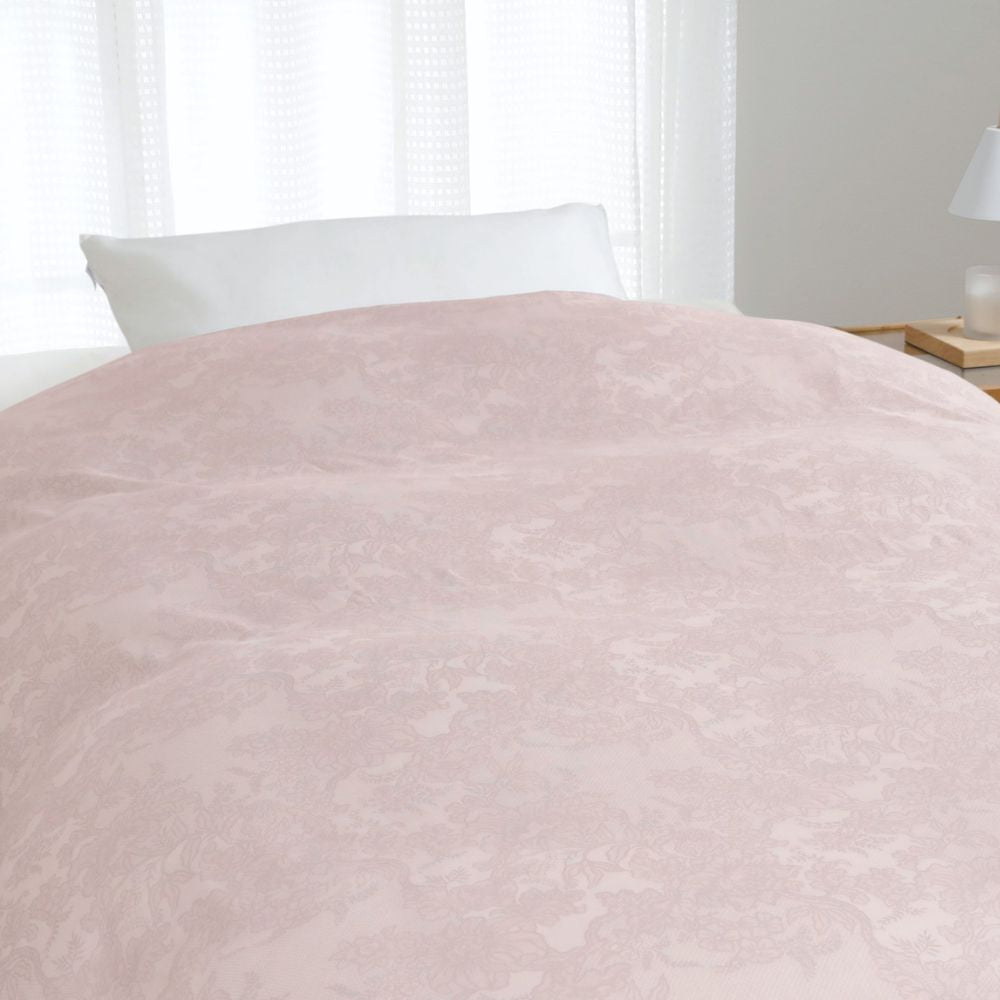 ロマンス小杉 純日本製 掛け布団カバー 綿100％ シングルロング  洗える やわらか 上品 ピンク ロマンス小杉 | ねむりのアトリエ