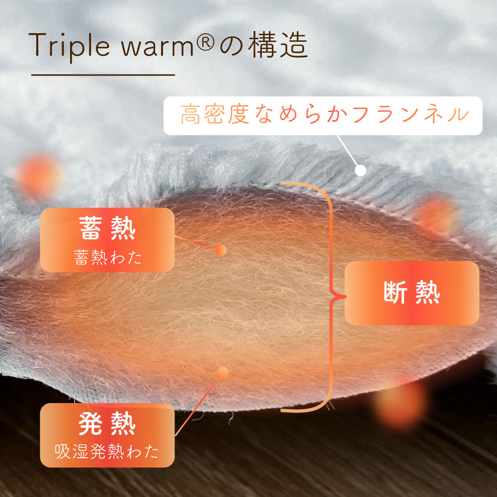 【お得な2枚セット】敷きパッド/Triple warm®