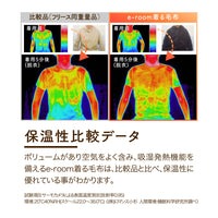 着る毛布（ロング丈）/シープボア/吸湿発熱