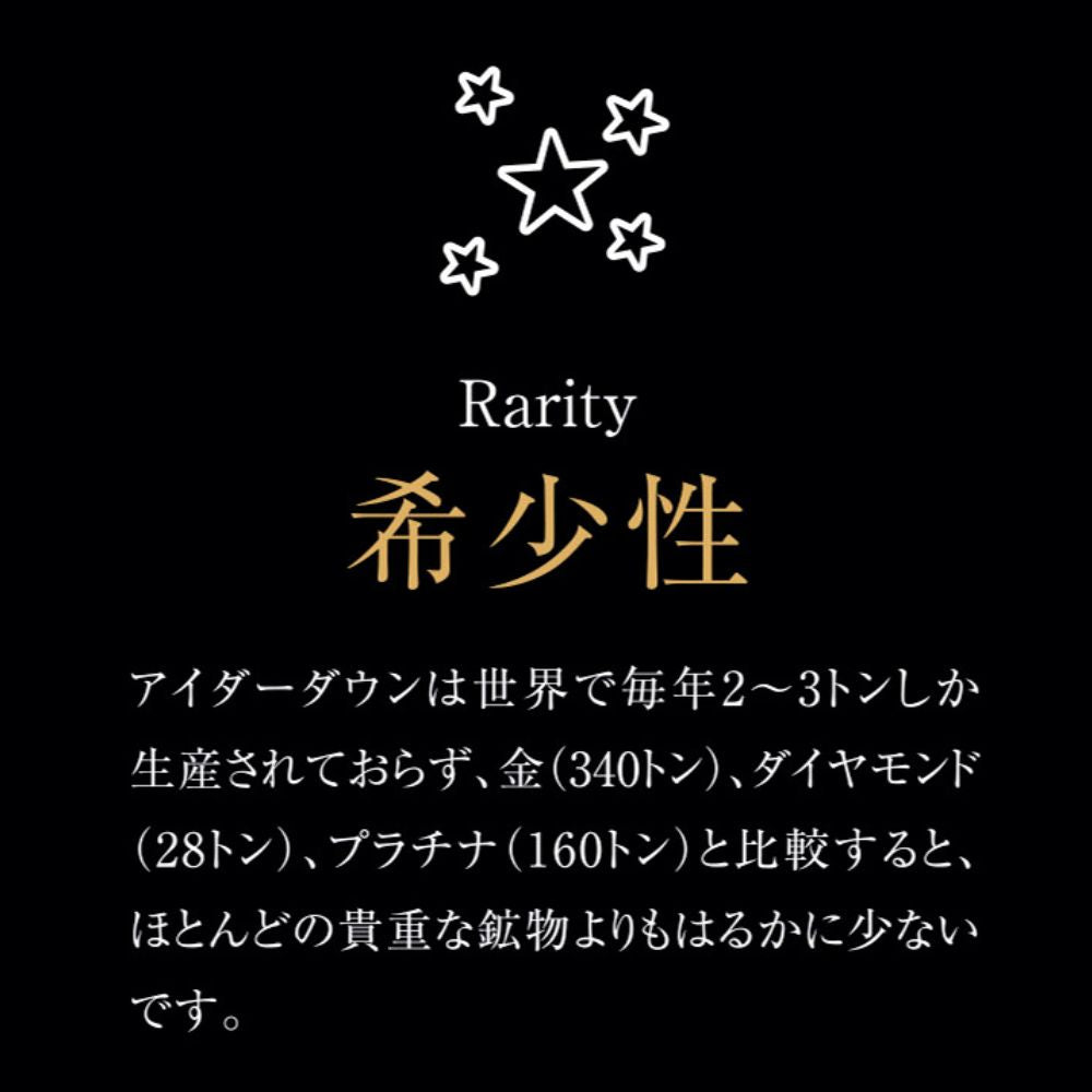 二層式羽毛掛けふとん/アイダーダウン95%