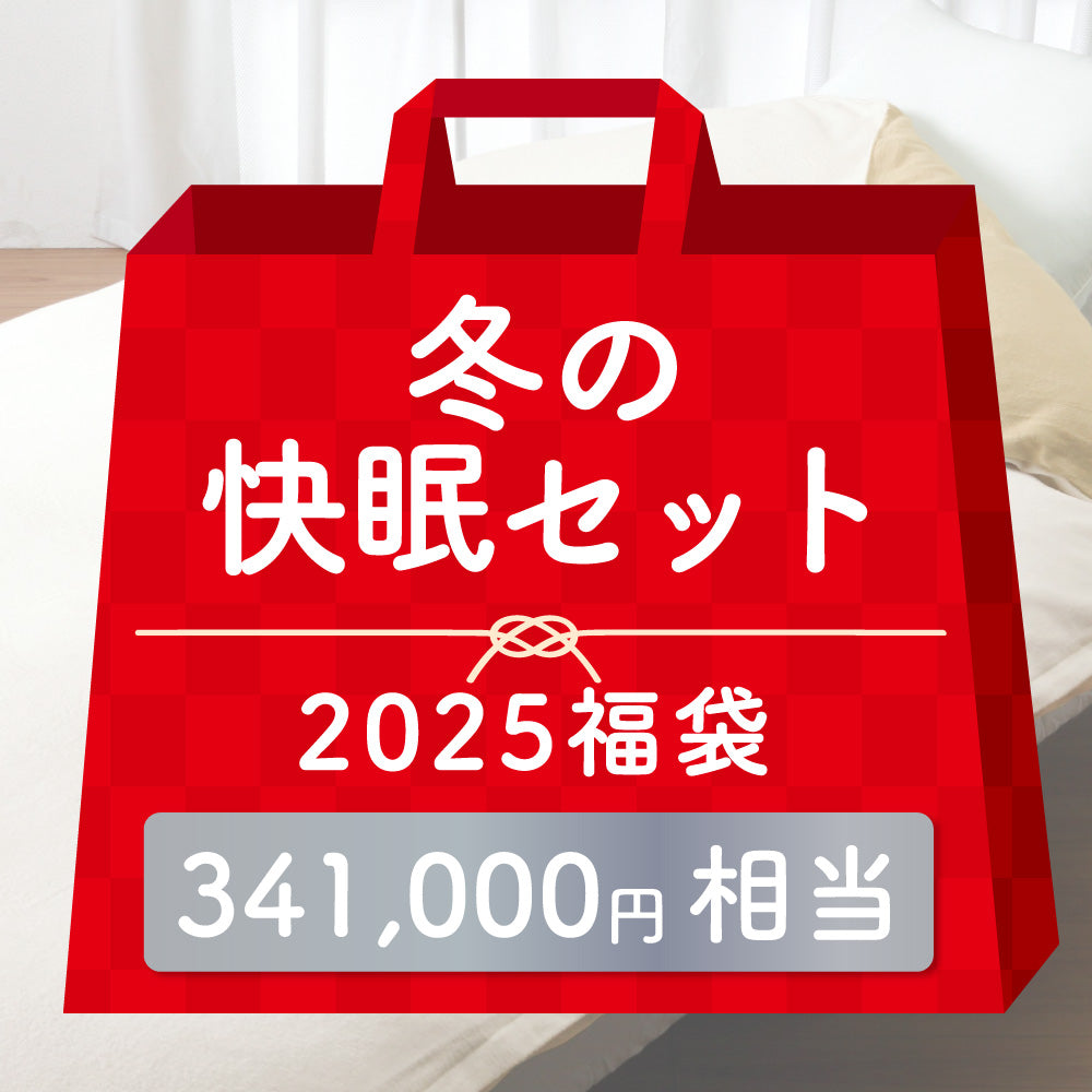 【2025福袋】冬の快眠SET（羽毛掛けふとん・掛けカバー）/341,000円相当