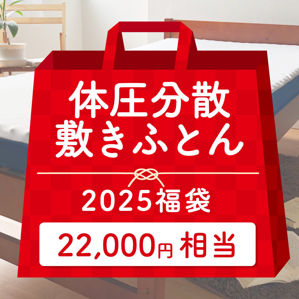 【2025福袋】体圧分散敷きふとん/3つ折りマットレスタイプ