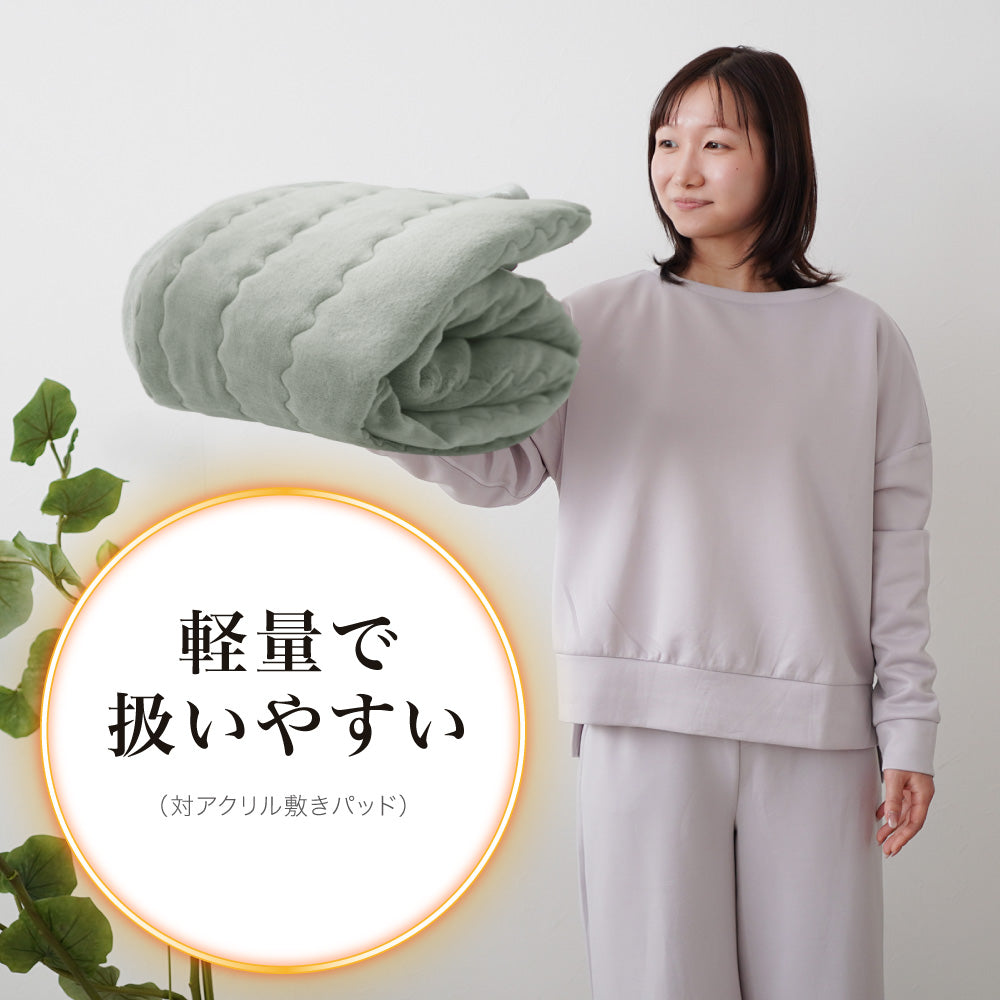 岩盤浴敷きパッド/ブラックシリカ練り込み