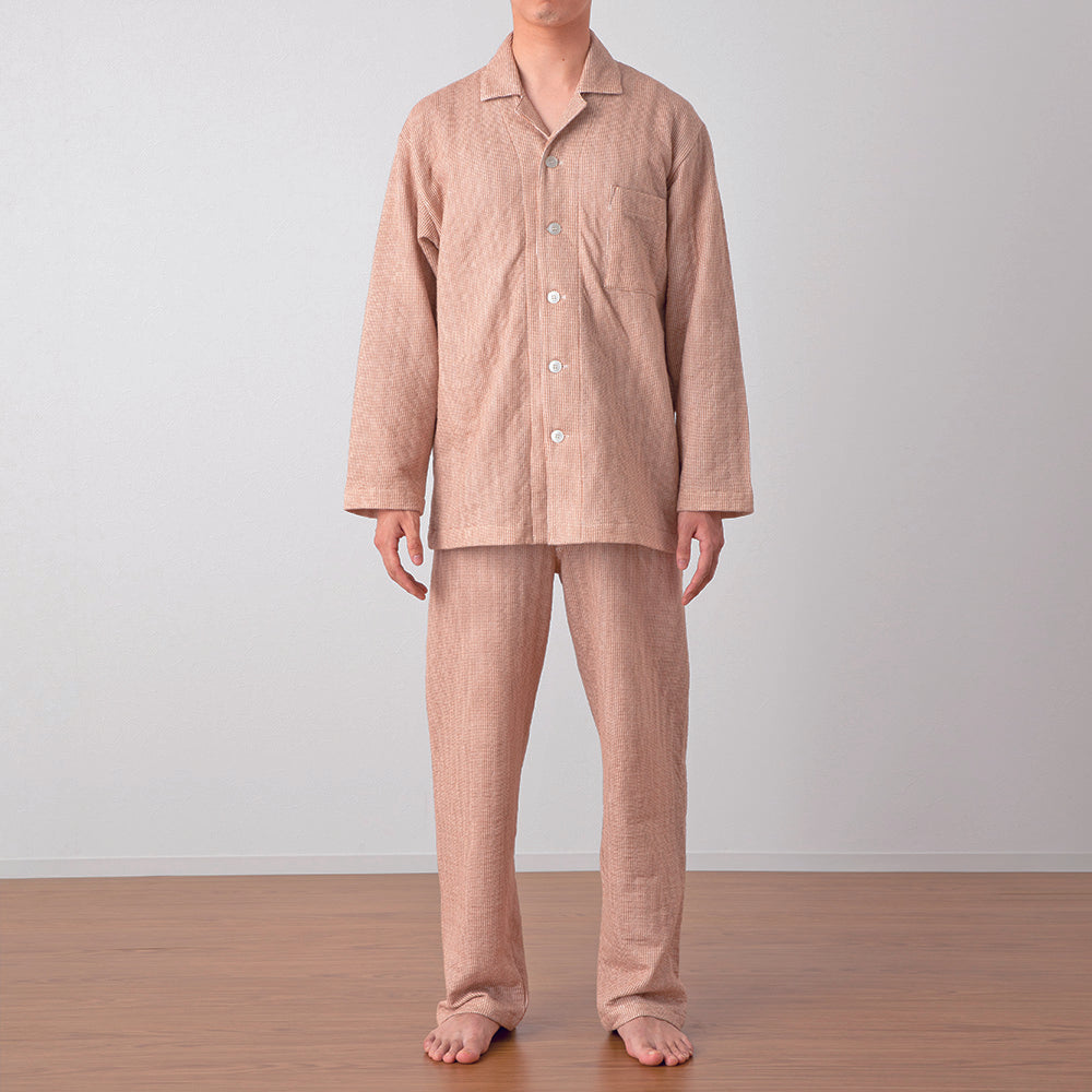 ケーズアイ] パジャマ レディース 長袖 前開き 冬 肌にやさしく暖かい綿100％中わたニットキルト地バラ柄 ナイトウェア ルーム ケーズアイ]  パジャマ レディース 長袖 前開き 冬 あたたかく肌にやさしい綿100％中わたニットキルト地 S/M/L/LL 40 パジャマ メンズ 冬 肌に ... [ケーズアイ] スリーパーパジャマ メンズ 半開 立ち衿 長袖 綿100％ 中わたニットキルト地 冬 M/L/LL/3L/4L 42