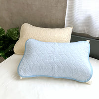 ロマンス小杉 アイスミンEX 麻 ピローパッド 接触冷感 ウォッシャブル 簡単着脱 63×43cm 夏用 ひんやり 枕カバー
