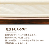 洗える除湿マット/ 東洋紡モイスファイン®