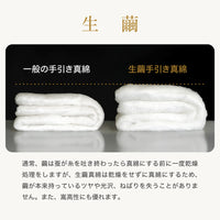 真綿掛けふとん・肌掛けふとん/京都丹後手引き/生繭