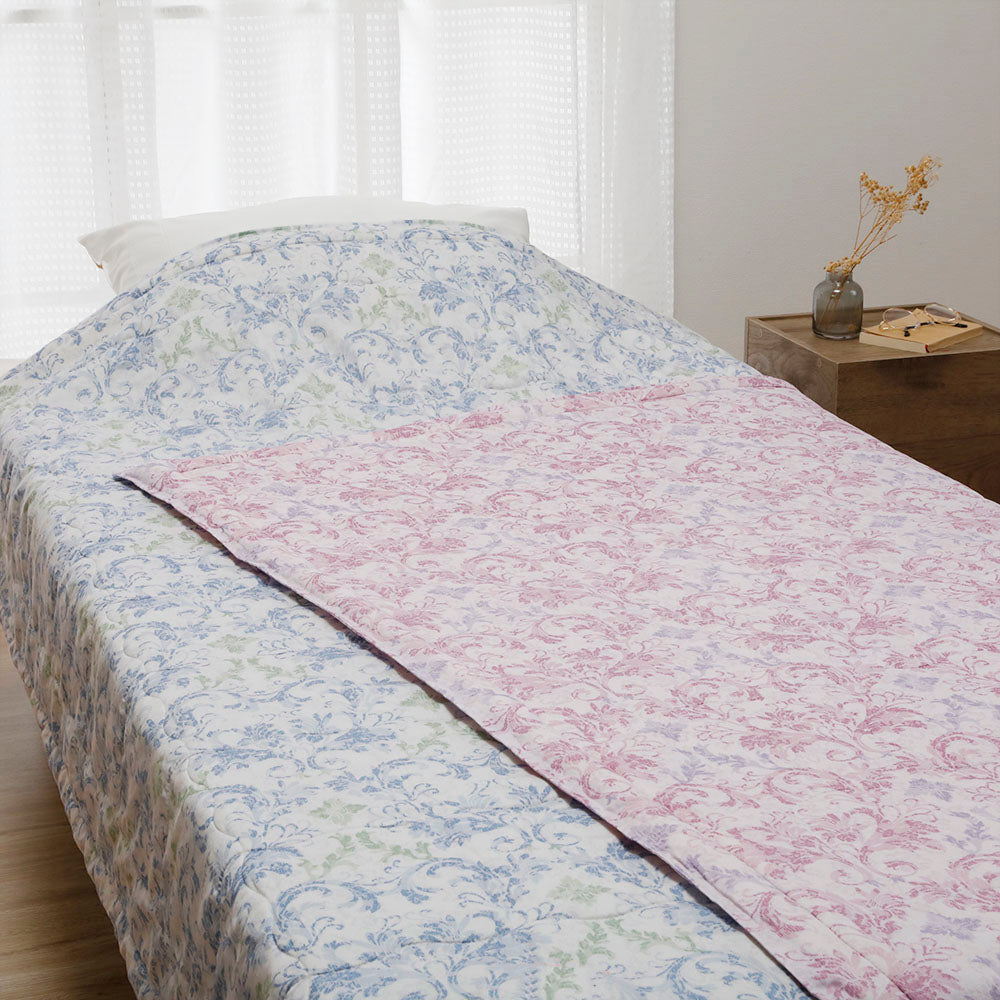 ロマンス小杉 真綿肌掛けふとん 手引き 真綿 シルク 絹 天然素材 綿100% 肌に優しい やわらか 日本製 洗える 夏用掛けふとん