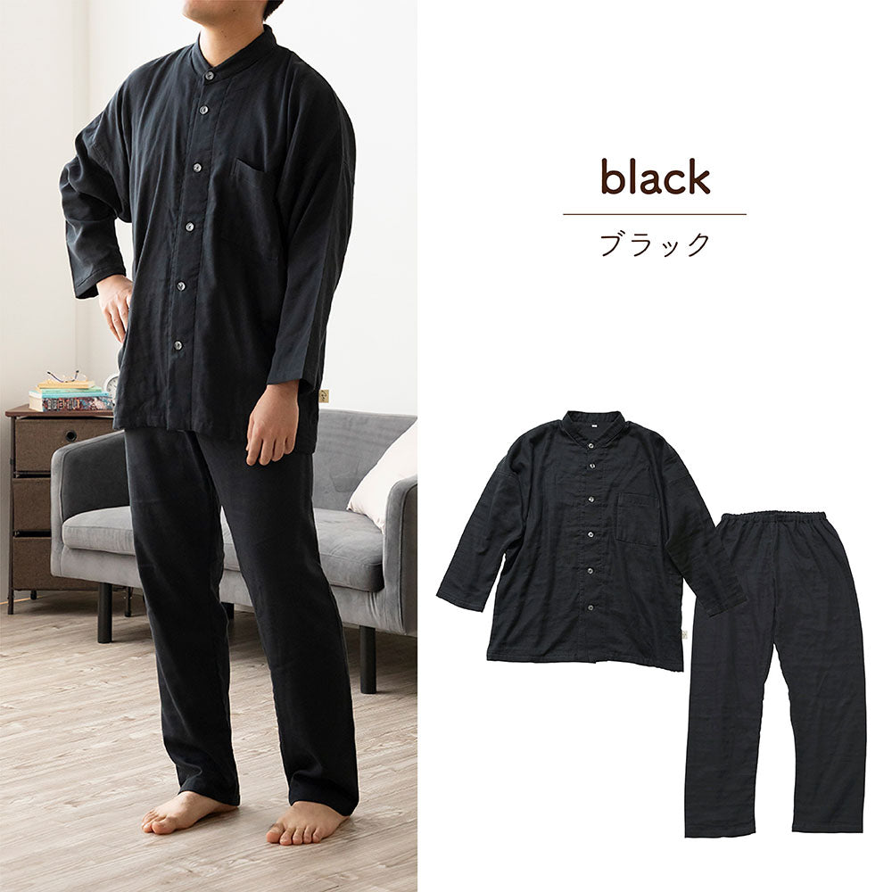 メンズパジャマ/3重ガーゼ