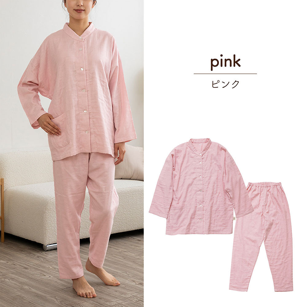 レディースパジャマ/3重ガーゼ