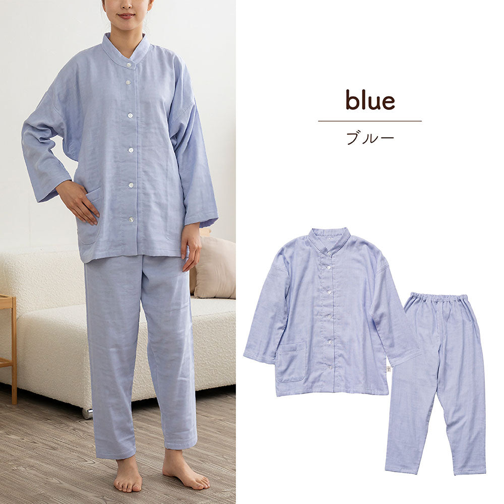 レディースパジャマ/3重ガーゼ